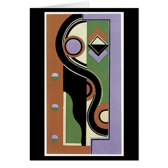 Cubistisch portret (Voorkant)