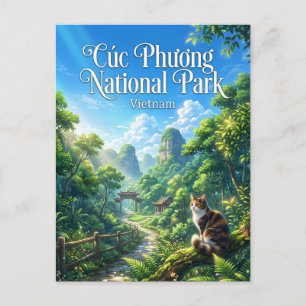 Cúc Phương Nationaal Park Vietnam Briefkaart