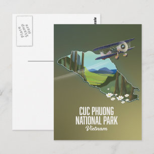 Cuc Phuong Nationaal Park Vietnam kaart