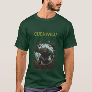 Cuchivilu Marsh Monster - Folklore Art T-shirt