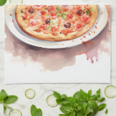 Cucina Italiana: Italiaanse pizza Theedoek (Gevouwen)