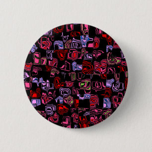 Cuckoo Abstract Ronde Button 5,7 Cm