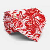Cuckoo Abstracte rode wervelkolom Stropdas (Opgerold)