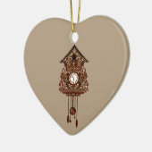 Cuckoo Clock 2 Keramisch Ornament (Links)