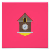 Cuckoo Clock Foto Afdruk (Voorkant)