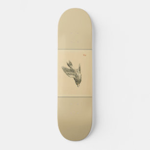 Cuckoo (Japanse kunst) (van Kono Bairei) Skateboard