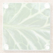 Cuckoo Pint Plant Glazen Onderzetter (Achterkant)