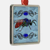 Cuckoo Wasp Metalen Ornament (Rechts)
