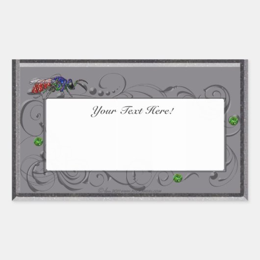 Cuckoo Wasp Rechthoekige Sticker (Voorkant)