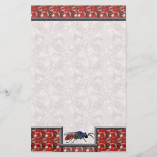 Cuckoo Wasp Red Briefpapier