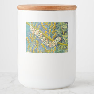 Cucullia Absinthii Wormwood Cateronder Voedselcontainer Etiket