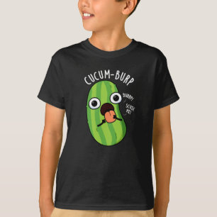 Cucum-boer Grappige Komkommer Grappen Donkere BG T-shirt