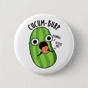 Cucum-boer Grappige Komkommer Woordgrap Ronde Button 5,7 Cm