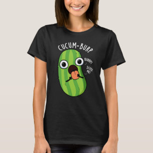 Cucum-boer Grappige Komkommer Woordspeling Donkere T-shirt