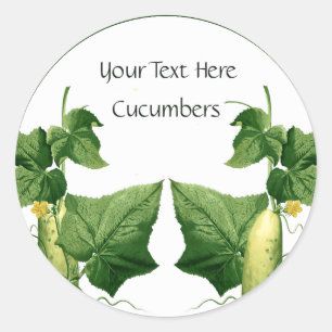 Cucumber Art Sticker 3