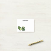 Cucumber cartoon illustratie post-it® notes (Op bureau)