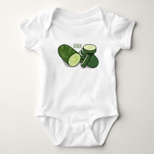Cucumber cartoon illustratie romper