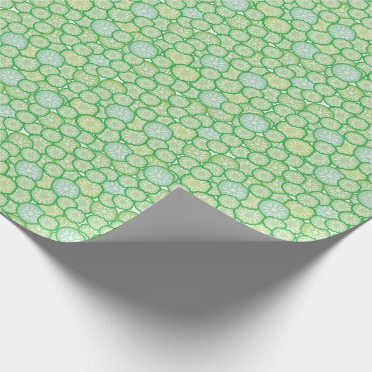 Cucumber grappig patroon cadeaupapier (Hoek)