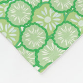 Cucumber grappig patroon fleece deken (Hoek)