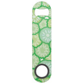 Cucumber grappig patroon speed flessenopener (Achterkant)