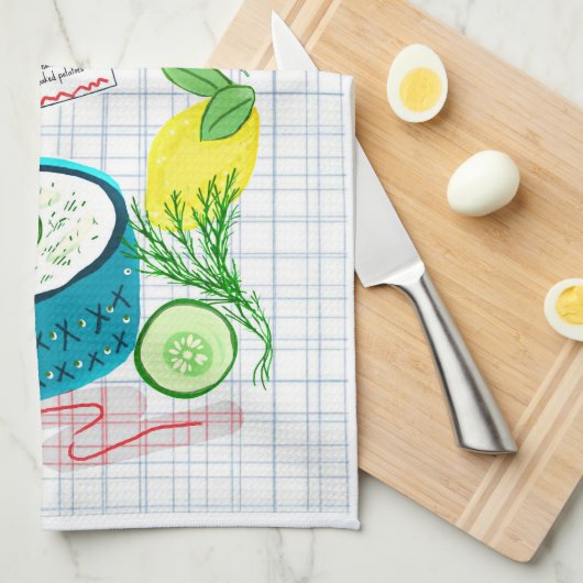 Cucumber Salad Recipe Theedoek (Quarter Fold)