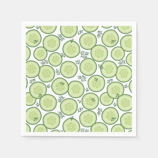 Cucumber Salad Servet (Voorkant)
