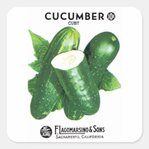 Cucumber Seed Packet Label