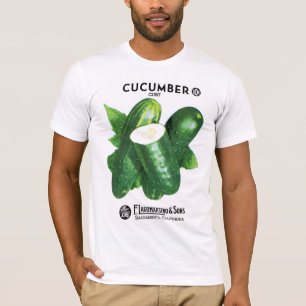 Cucumber Seed Packet Label T-shirt