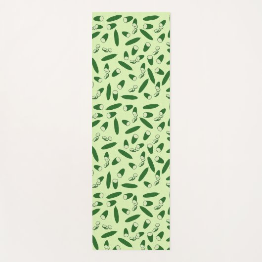Cucumberpatroon Yogamat (Voorkant)