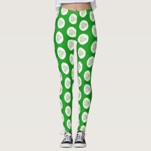 Cucumberplakken patroon leggings