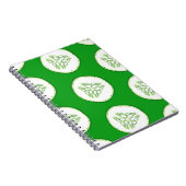 Cucumberplakken patroon notitieboek (Rechterzijde)