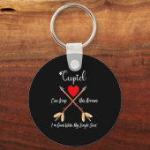 Cud Can Keep His Arrows Anti Valentines Day Sin  Sleutelhanger (Voorkant)