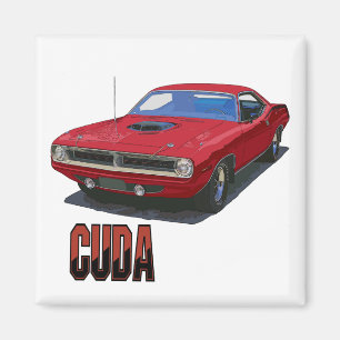 Cuda Coupe 1970 Magneet