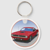 Cuda Coupe 1970 Sleutelhanger (Voorkant)