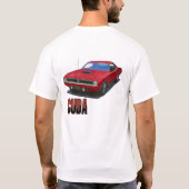 Cuda Coupe 1970 T-shirt (Achterkant)