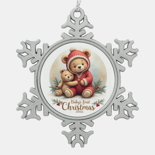 Cuddle & Cheer – Baby’s First Christmas Ornament (Voorkant)