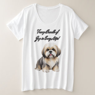 Cuddle Companion : Cute Fluffy Dog in Soft Hues