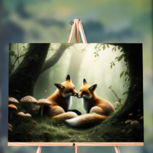 Cuddle Fox dans la forêt de Misty