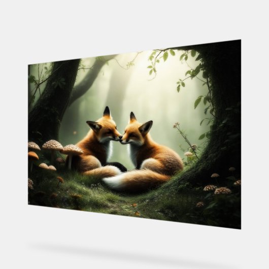 Cuddle Fox dans la forêt de Misty (Angle)