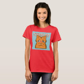 CUDDLE GINGER CHAT FUNNY CUTE T-SHIRTS (Devant entier)