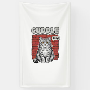 Cuddle King Vintage Katten Shirt Ontwerp_1 Spandoek