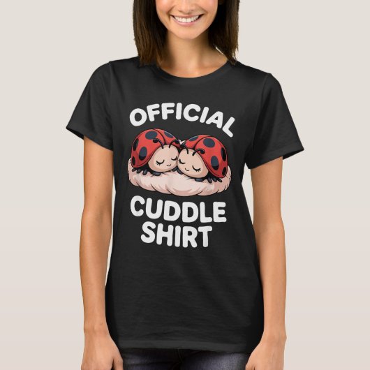 Cuddle Shirt Cute Ladybug Couple Cozy  (Voorkant)
