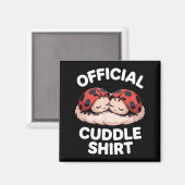 Cuddle Shirt Cute Ladybug Couple Cozy  Magneet (Voorkant / Achterkant)