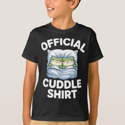 Cuddle Shirt Funny Cute Frogs Cozy (Voorkant)