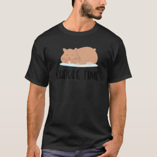 Cuddle Time Hamster Pet Owner Animal Rodent Pet O T-shirt