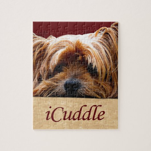 Cuddle Yorkshire Terrier Legpuzzel (Verticaal)