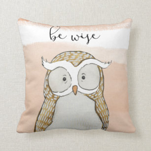 Cuddlies Owl   Be Wise Kussen
