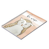 Cuddlies Owl | Be Wise Notitieboek (Linkerzijde)