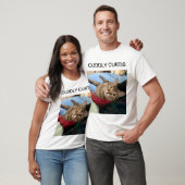 Cuddly Curtis De Tabby Kat T-shirt (Unisex)