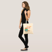 Cuddly Ginger Cat Snuggle Mode Tote Bag (Voorkant (model))